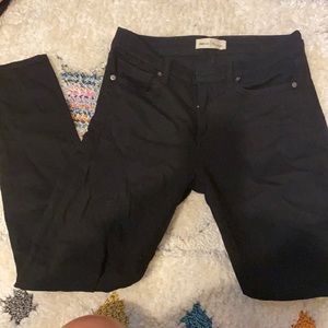 Gap black skinny jeans